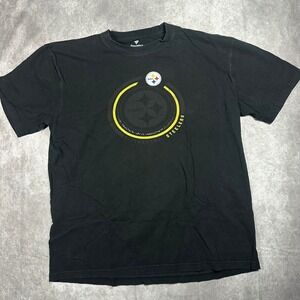 Fanatics Pittsburgh Steelers T-Shirt Mens 2XT Black Graphic Tee NFL Football